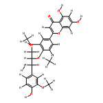 (-)-(7''R,8''S)-4'',5,7-trihydroxy-3',3'',5'-trimethoxy-4',8''-oxyflavonolignan-7'',9''-diol