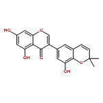 4H-1-Benzopyran-4-one,5,7-dihydroxy-3-(8-hydroxy-2,2-dimethyl-2H-1-benzopyran-6-yl)-