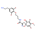 1-Oxa-2-azaspiro[4.5]deca-2,6,8-triene-3-carboxamide,N-[3-[4-(2-aminoethyl)-2,6-dibromophenoxy]propyl]-7,9-dibromo-10-hydroxy-8-methoxy-,(5S,10R)-