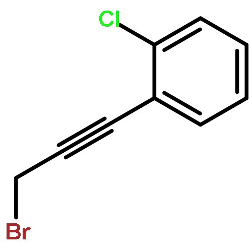 Benzene, 1-(3-bromo-1-propynyl)-2-chloro-