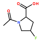 L-Proline,1-acetyl-4-fluoro-, (4S)-