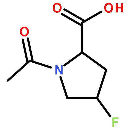 L-Proline,1-acetyl-4-fluoro-, (4S)-