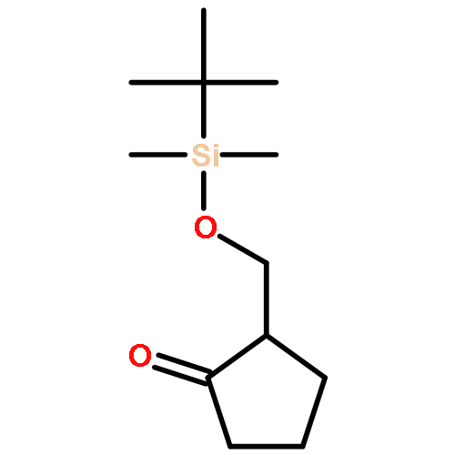 Cyclopentanone, 2-[[[(1,1-dimethylethyl)dimethylsilyl]oxy]methyl]-