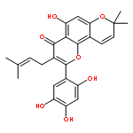 4H,8H-Benzo[1,2-b:3,4-b']dipyran-4-one,5-hydroxy-8,8-dimethyl-3-(3-methyl-2-buten-1-yl)-2-(2,4,5-trihydroxyphenyl)-