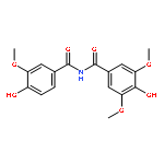 4-hydroxy-N-(4-hydroxy-3-methoxybenzoyl)-3,5-dimethoxybenzamide