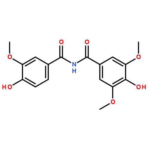 4-hydroxy-N-(4-hydroxy-3-methoxybenzoyl)-3,5-dimethoxybenzamide