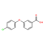 Benzoic acid, 3-(4-chlorophenoxy)-