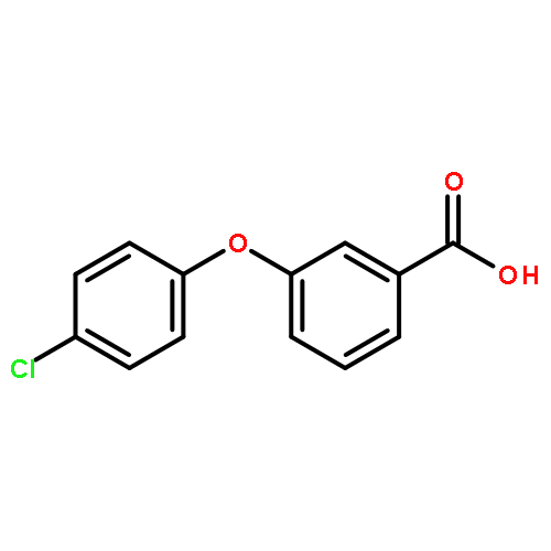 Benzoic acid, 3-(4-chlorophenoxy)-