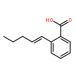 Benzoic acid, 2-(1E)-1-pentenyl-