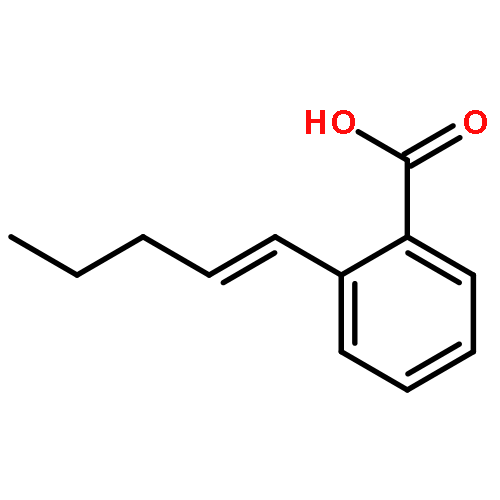 Benzoic acid, 2-(1E)-1-pentenyl-