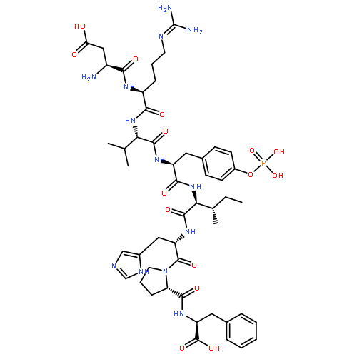 Angiotensin II,4-(O-phosphono-L-tyrosine)-5-L-isoleucine-