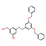 Benzenemethanol,3-[[3,5-bis(phenylmethoxy)phenyl]methoxy]-5-hydroxy-