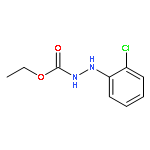 Hydrazinecarboxylic acid, 2-(2-chlorophenyl)-, ethyl ester