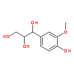 1-(4-hydroxy-3-methoxyphenyl)propane-1,2,3-triol