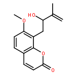 8-(2-hydroxy-3-methylbut-3-en-1-yl)-7-methoxy-2H-chromen-2-one