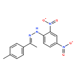 Ethanone,1-(4-methylphenyl)-, 2-(2,4-dinitrophenyl)hydrazone