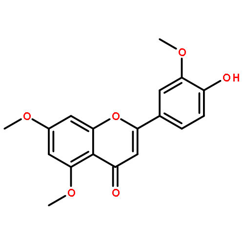 4H-1-Benzopyran-4-one,2-(4-hydroxy-3-methoxyphenyl)-5,7-dimethoxy-