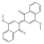 1(2H)-NAPHTHALENONE, 4-METHOXY-2-(4-METHOXY-1-OXO-2(1H)-NAPHTHALENYLIDENE)-