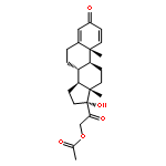 Pregna-1,4-diene-3,20-dione,21-(acetyloxy)-17-hydroxy- (9CI)