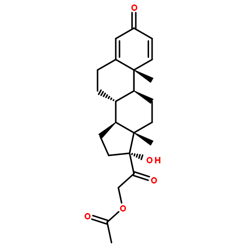 Pregna-1,4-diene-3,20-dione,21-(acetyloxy)-17-hydroxy- (9CI)