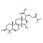 Lanost-8-en-21-oicacid, 3,15-dihydroxy-24-methylene-, (3b,15a)-