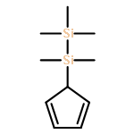 Disilane, 2,4-cyclopentadien-1-ylpentamethyl-