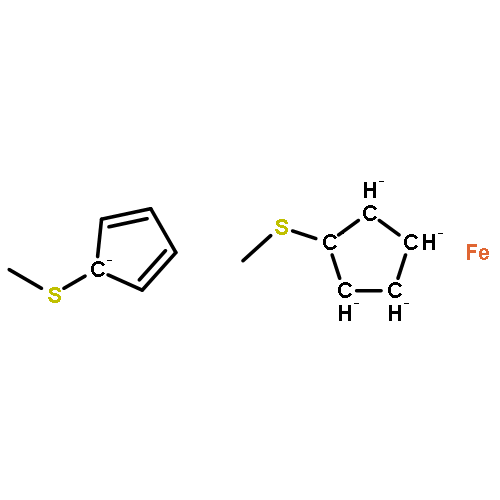 IRON;5-METHYLSULFANYLCYCLOPENTA-1,3-DIENE;METHYLSULFANYLCYCLOPENTANE