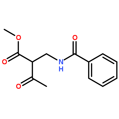 Butanoic acid, 2-[(benzoylamino)methyl]-3-oxo-, methyl ester