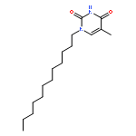 2,4(1H,3H)-Pyrimidinedione, 1-dodecyl-5-methyl-