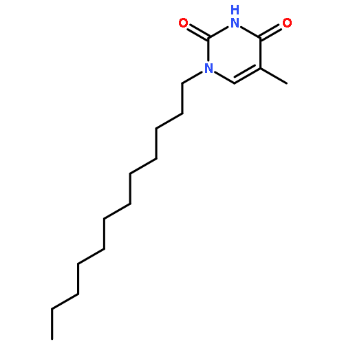 2,4(1H,3H)-Pyrimidinedione, 1-dodecyl-5-methyl-