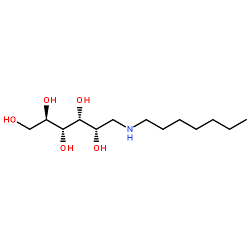 D-Glucitol, 1-deoxy-1-(heptylamino)-