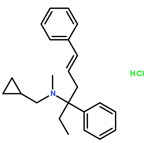 Benzenemethanamine,N-(cyclopropylmethyl)-a-ethyl-N-methyl-a-[(2E)-3-phenyl-2-propen-1-yl]-, hydrochloride (1:1)