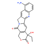 1H-Pyrano[3',4':6,7]indolizino[1,2-b]quinoline-3,14(4H,12H)-dione,10-amino-4-ethyl-4-hydroxy-