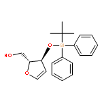 1,4-anhydro-2-deoxy-3-o-[(2-methyl-2-propanyl)(diphenyl)silyl]-d- Erythro-pent-1-enitol