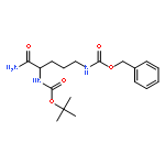 Carbamic acid,[(1S)-1-(aminocarbonyl)-4-[[(phenylmethoxy)carbonyl]amino]butyl]-,1,1-dimethylethyl ester