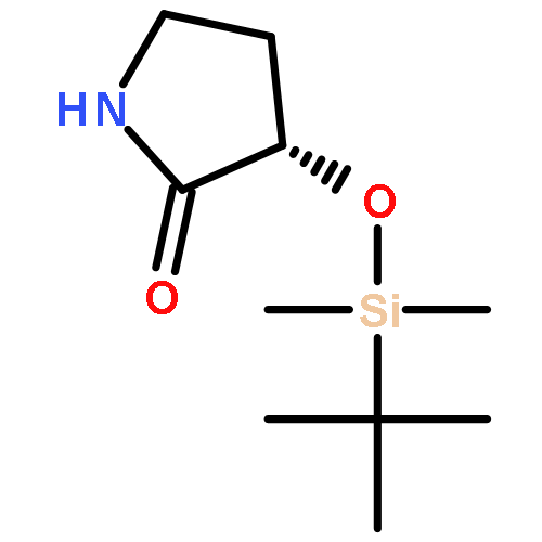 2-Pyrrolidinone, 3-[[(1,1-dimethylethyl)dimethylsilyl]oxy]-, (3S)-