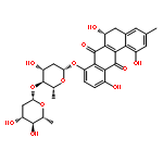 Benz[a]anthracene-7,12-dione,8-[[2,6-dideoxy-4-O-(2,6-dideoxy-b-D-arabino-hexopyranosyl)-b-D-arabino-hexopyranosyl]oxy]-5,6-dihydro-1,6,11-trihydroxy-3-methyl-,(6R)-