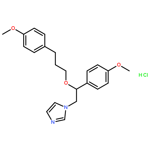 1-(2-(4-Methoxyphenyl)-2-(3-(4-methoxyphenyl)propoxy)ethyl)-1H-imidazole hydrochloride