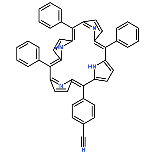 BENZONITRILE, 4-(10,15,20-TRIPHENYL-21H,23H-PORPHIN-5-YL)-