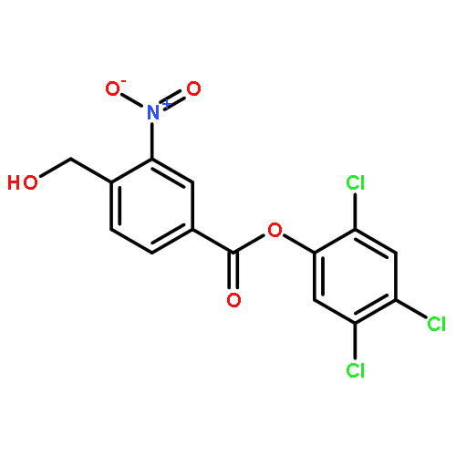 Benzoic acid, 4-(hydroxymethyl)-3-nitro-, 2,4,5-trichlorophenyl ester