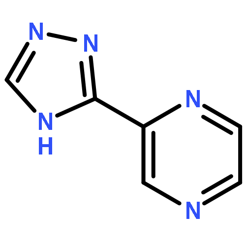 Pyrazine, 1H-1,2,4-triazol-3-yl-