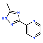 Pyrazine, (5-methyl-1H-1,2,4-triazol-3-yl)-