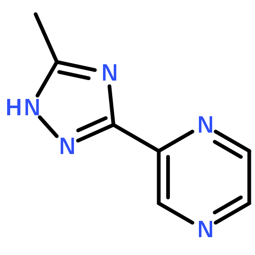 Pyrazine, (5-methyl-1H-1,2,4-triazol-3-yl)-