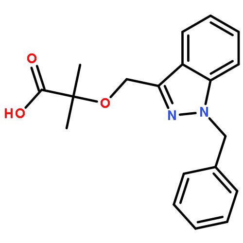 2-((1-Benzyl-1H-indazol-3-yl)methoxy)-2-methylpropanoic acid