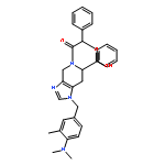 1-[[4-(dimethylamino)-3-methylphenyl]methyl]-5-(2,2-diphenylacetyl)-6,7-dihydro-4H-imidazo[4,5-c]pyridine-6-carboxylic acid