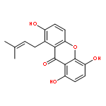 1,4,7-trihydroxy-8-(3-methyl-2-butenyl)-9H-xanthen-9-one