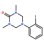 1,3,5-Triazin-2(1H)-one, tetrahydro-5-(2-iodophenyl)-1,3-dimethyl-