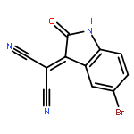 Propanedinitrile, (5-bromo-1,2-dihydro-2-oxo-3H-indol-3-ylidene)-