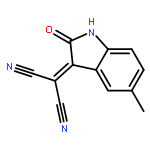 2-(1,2-dihydro-5-methyl-2-oxo-3H-indol-3-ylidene)-Propanedinitrile