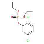 Phosphoric acid, 2,5-dichlorophenyl diethyl ester